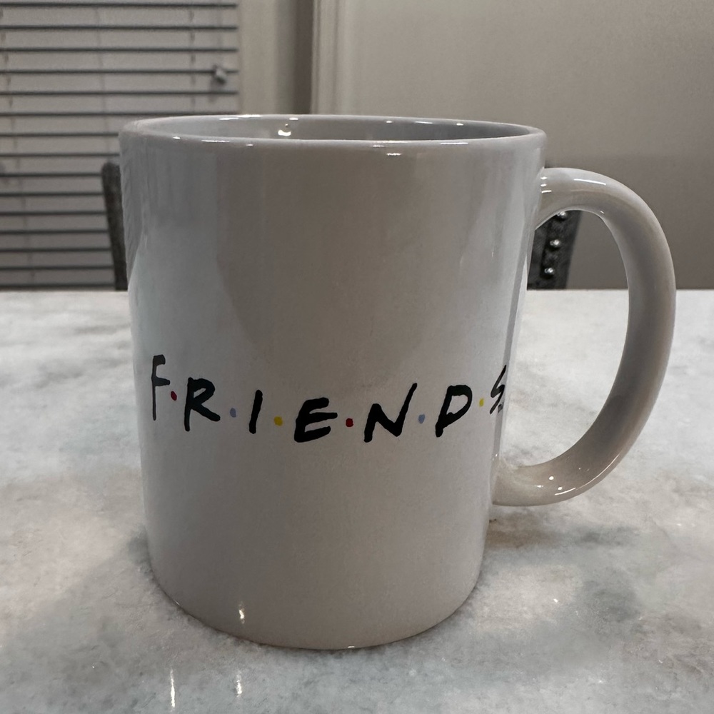 FRIENDS Central Perk Unique TV Show Coffee Mug White Ceramic 12oz Cup